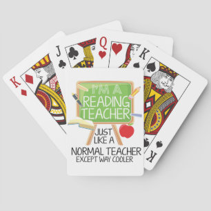 Reading Teacher Poker Cards