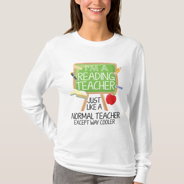 Reading Teacher  T-Shirt (Front)