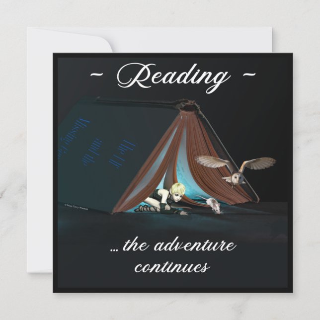 Reading, the adventure continues (Front)