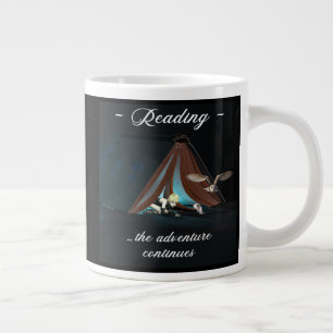 Reading, the adventure continues giant coffee mug