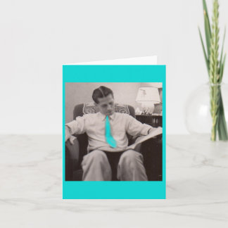 reading the paper card