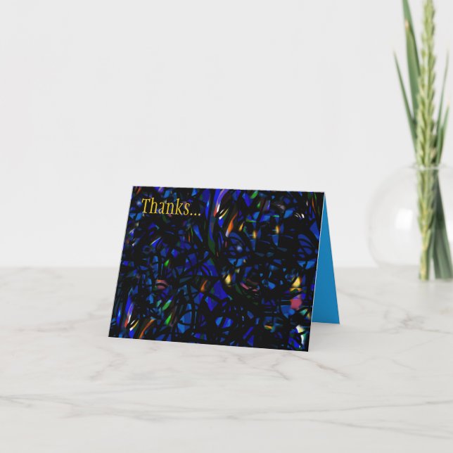 READING THE TORAH Bar Bat Mitzvah Thank You Card (Front)
