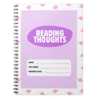 Reading Thoughts: Reading tracker journal cute pas