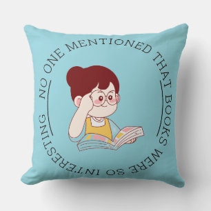 Reading Throw Pillow