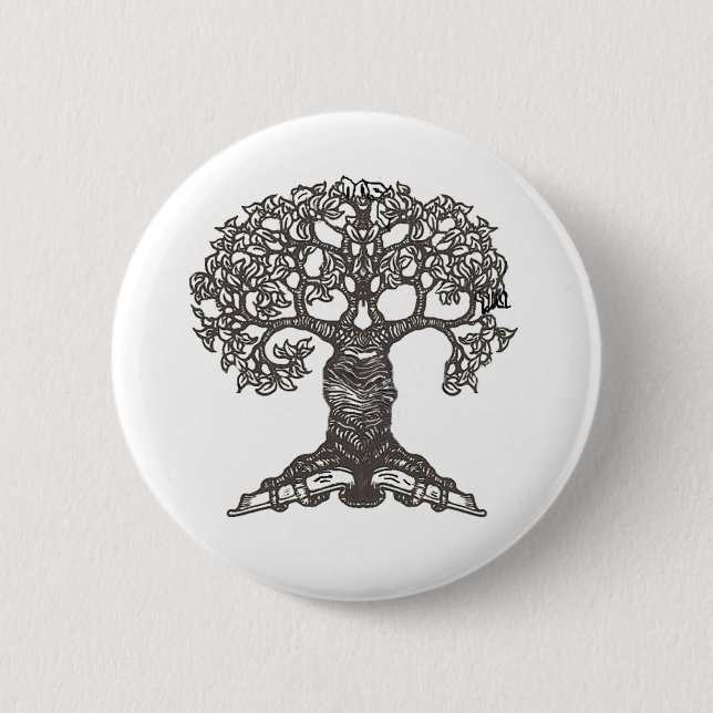Reading Tree Button (Front)