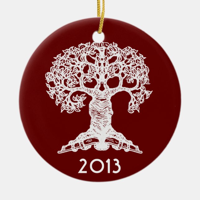 Reading Tree - gift ornament (Front)