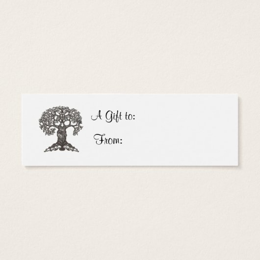 Reading Tree Mini Bookmark to Customize (Back)