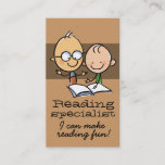 Reading Tutor Tutoring Teacher mathematics Business Card<br><div class="desc">A very unique and likable card that says,  "I'm likable and very good with kids".    ALL THE TEXT IS CHANGEABLE. Perfect for someone looking to earn extra money as a tutor or mentor in any subject.</div>