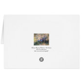 Reading Under a Flowering Hawthorne Bush Cards (Back Horizontal)
