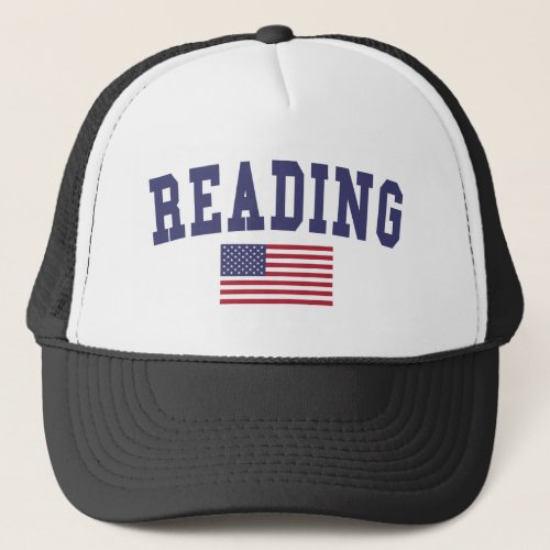 Reading US Flag Trucker Hat