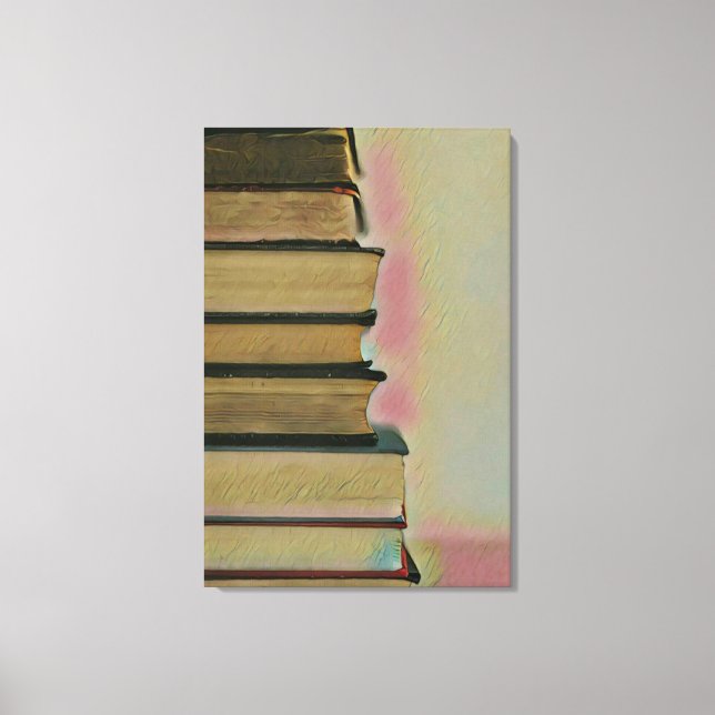 Reading wall decals canvas print (Front)