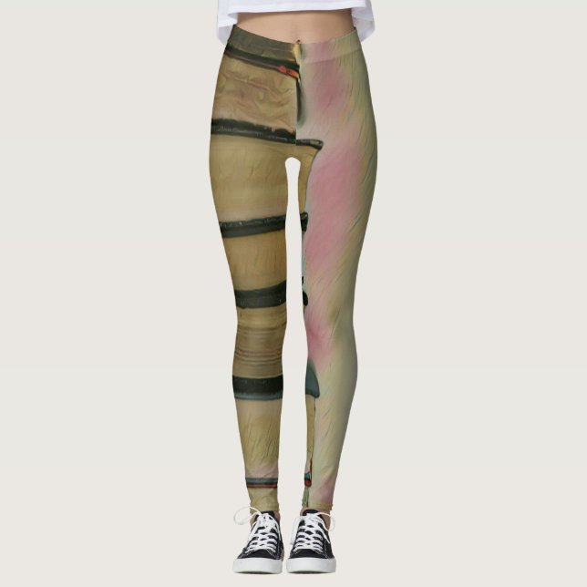 Reading wall decals leggings (Front)