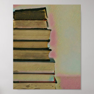 Reading wall decals poster