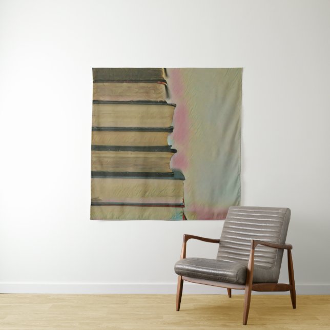 Reading wall decals tapestry (In Situ)