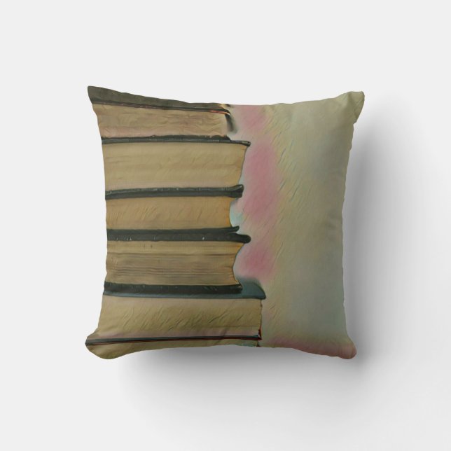 Reading wall decals throw pillow (Front)