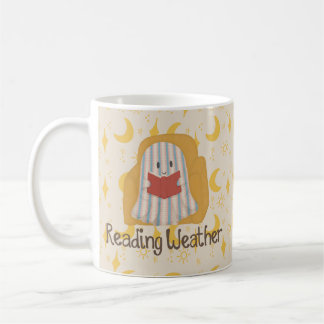 Reading Weather Mug | Whimsical Book Lover Coffee