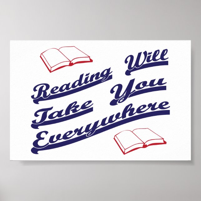 reading will take you everywhere poster (Front)
