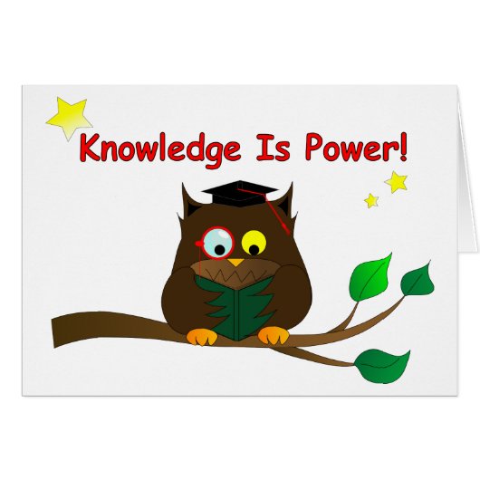 Reading Wise Owl Cards (Front Horizontal)