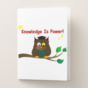 Reading Wise Owl Pocket Folder