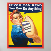Personalised Rosie The Riveter (Vintage WW2 Poster/Feminism) Birthday Card