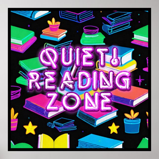 Reading Zone Colorful 2 Poster (Front)