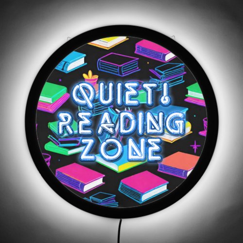 Reading Zone Colorful LED Sign