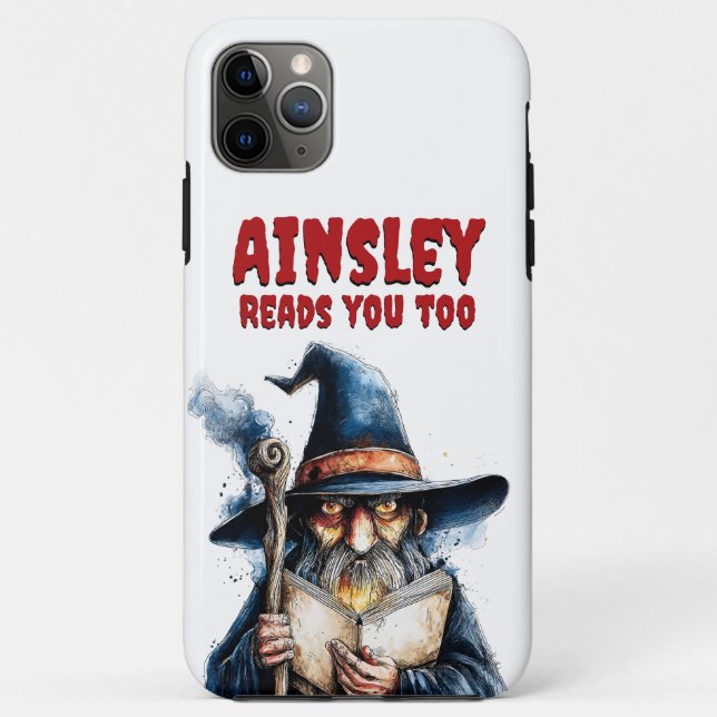 Reads You Too Creepy Wizard Halloween  Case-Mate iPhone Case (Back)