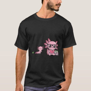 Readsolotl axolotl book lover funny reading kids T-Shirt