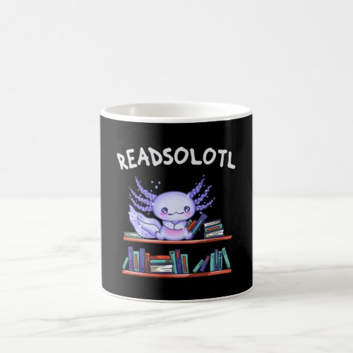 Readsolotl Book lover Funny Axolotl Coffee Mug