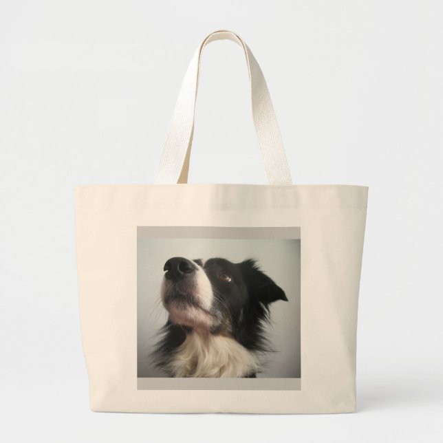 Ready and waiting! large tote bag (Front)