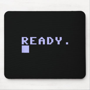 Ready C64 Home Computer 80's Retro Gamer Coder Mem Mouse Pad