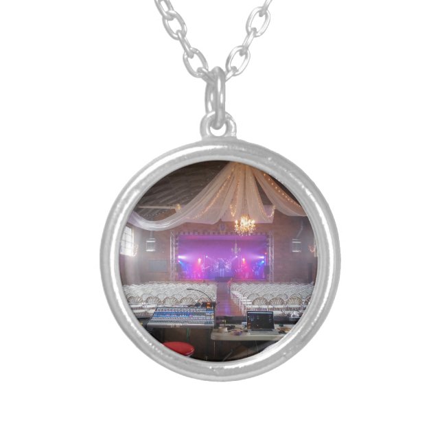 Ready for a Concert Silver Plated Necklace (Front)