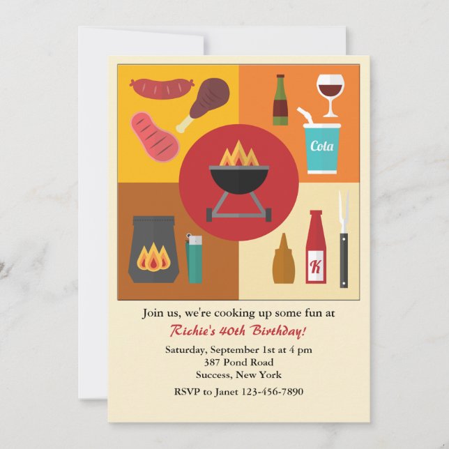 Ready for a Cookout Invitation (Front)