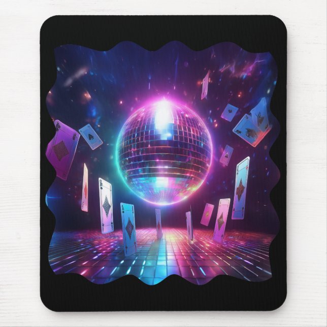 Ready For A Night Of Dancing And Gambling Mouse Pad (Front)