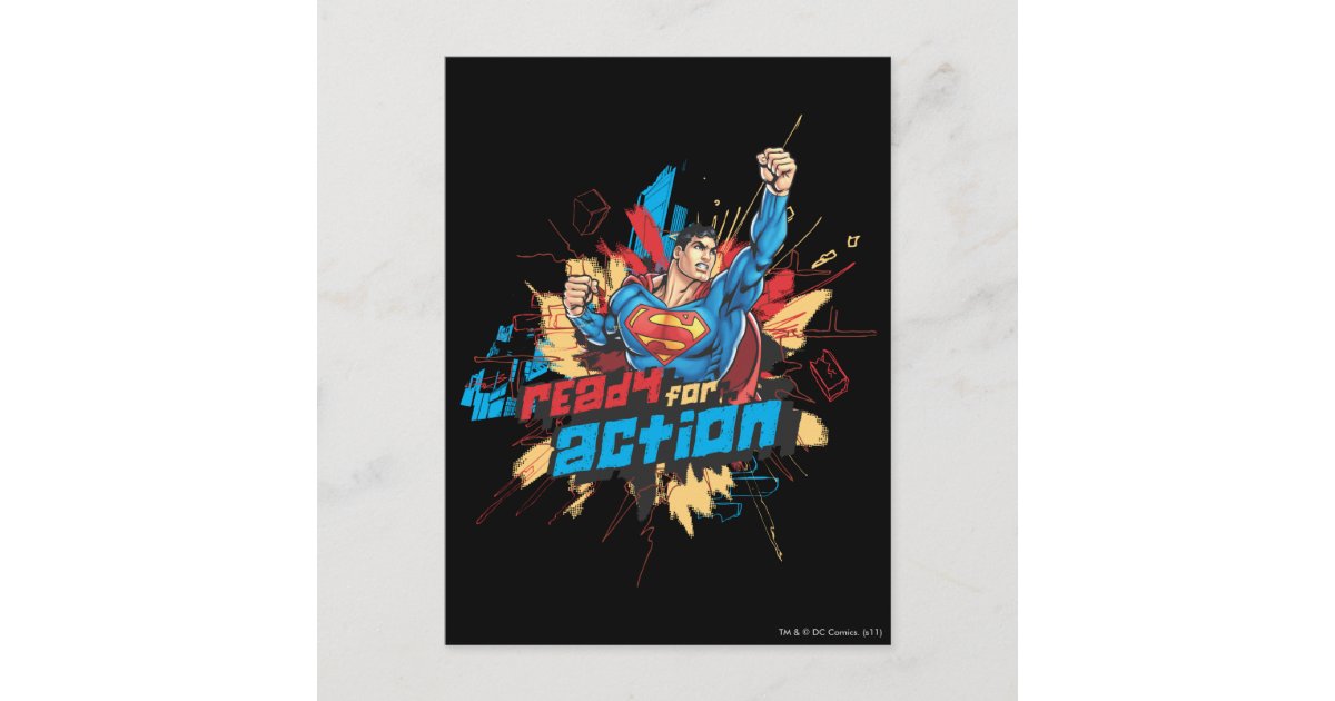 Ready for Action Postcard | Zazzle