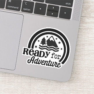 Ready for Adventure Outdoors Die Cut Sticker