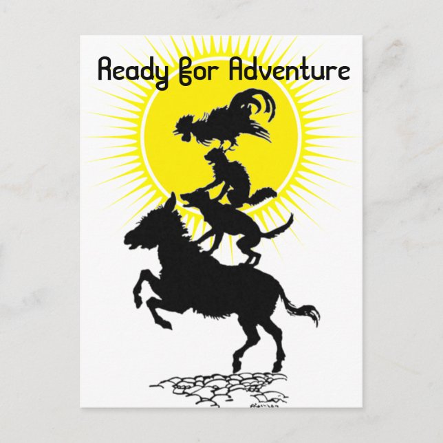 Ready For Adventure Postcard (Front)