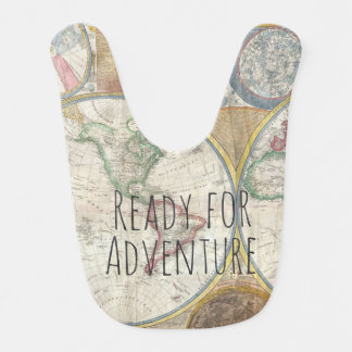 Ready For Adventure Traveler Theme Bib