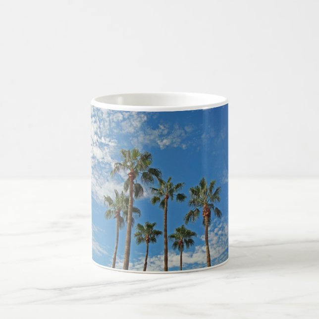Ready for Another Day in Paradise Palm Tree Coffee Mug (Center)