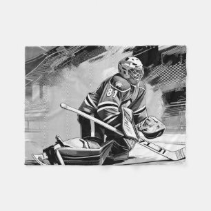 Ready For Anything - Ice Hockey Goalie Fleece Blanket