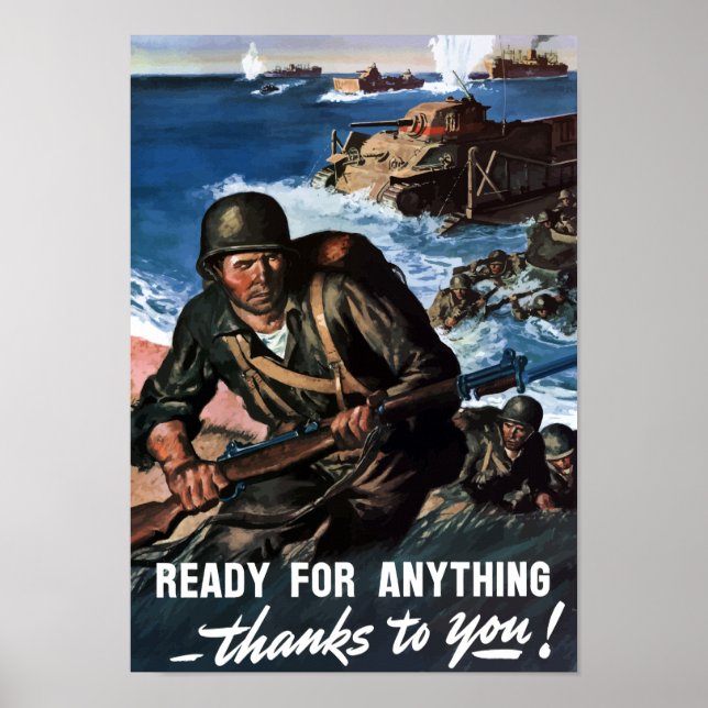 Ready For Anything -- World War 2 Poster (Front)