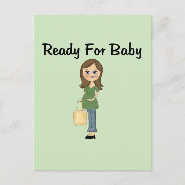 Ready for Baby Postcard (Front)