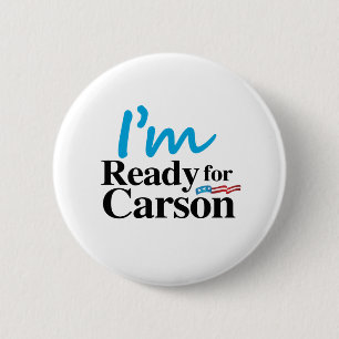 Ready for Carson 2016 Button