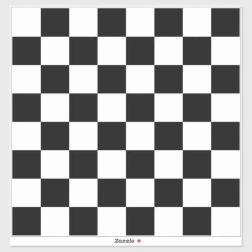 Ready for Checkers or Chess Anytime Sticker