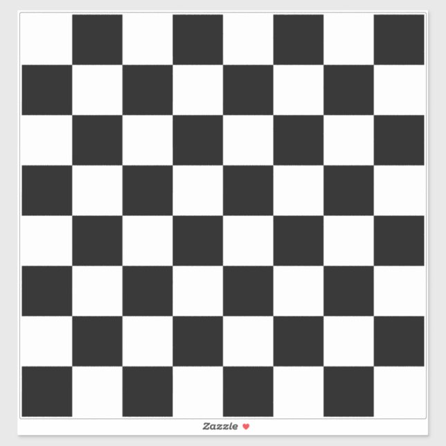 Ready for Checkers or Chess Anytime Sticker (Sheet)