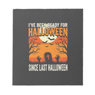 Ready For Halloween Graveyard Design_1 Notepad