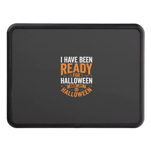 Ready For Halloween Pumpkin Skull Design Hitch Cover