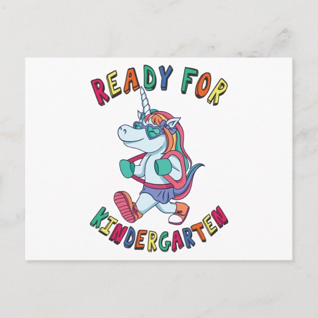Ready for Kindergarten Postcard (Front)