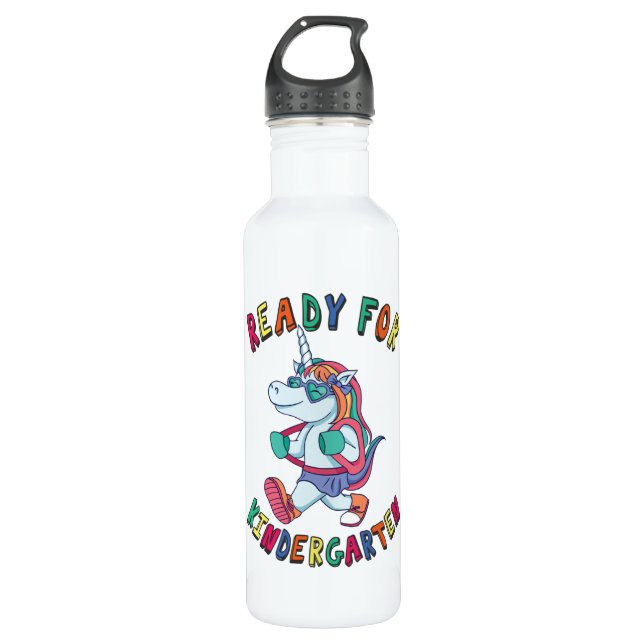 Ready for Kindergarten Stainless Steel Water Bottle (Front)