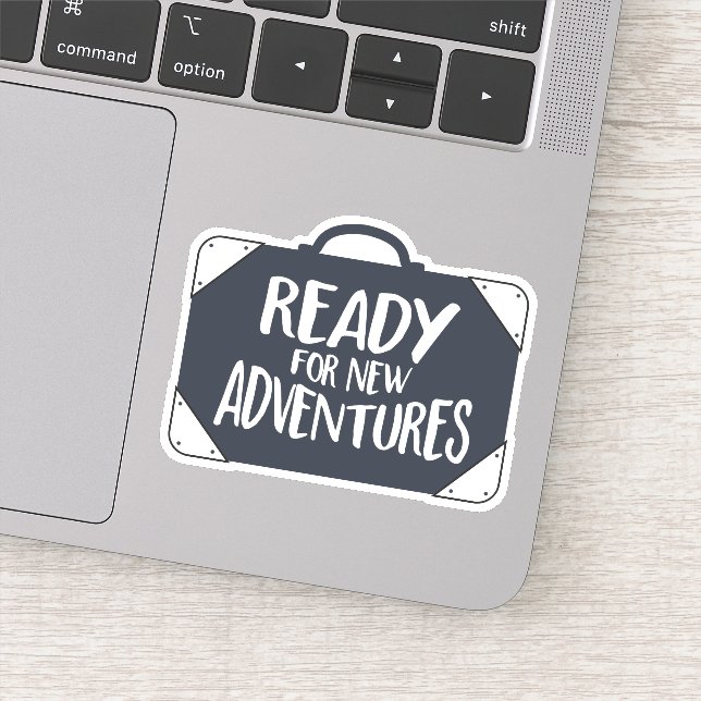 Ready For New Adventures Sticker (Detail)